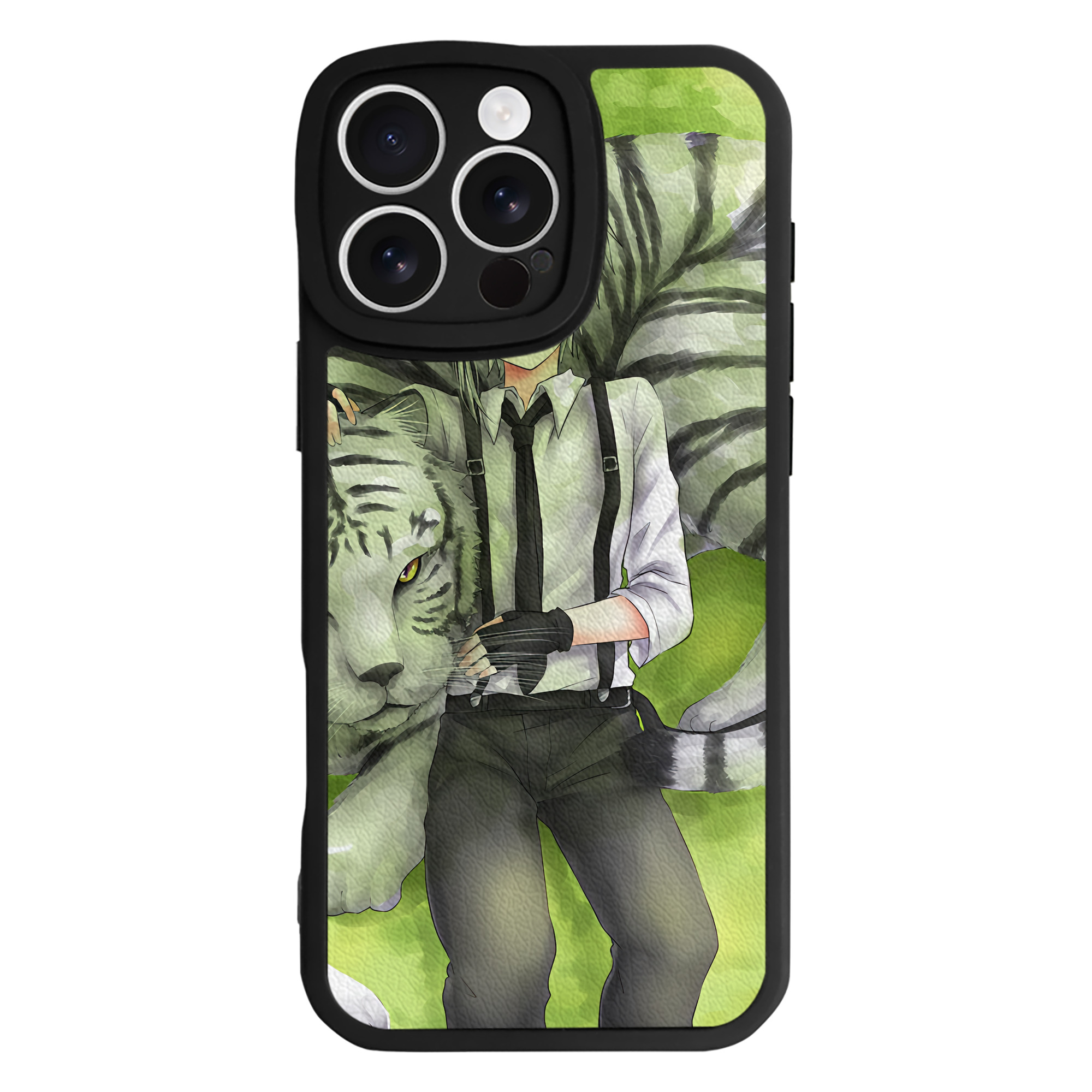 （画像用） 文豪ストレイドッグス Bungo Stray Dogs 【iPhone 16シリーズ対応】シリコンスマホケース（レザー調） 材質：シリコン
